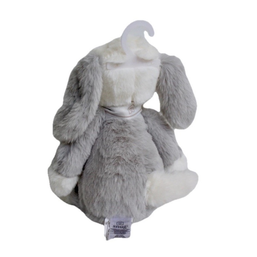 NWT Baby Snug Puppy Dog Lovey‎ Gray/White 12" Plush Toddler Soft Stuffed Animal - Picture 7 of 8